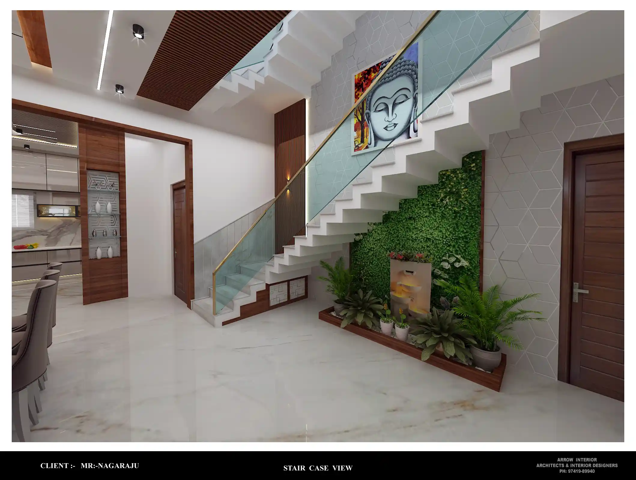 Luxury villa architecture, staircase design and civil construction in Bengaluru - View 4